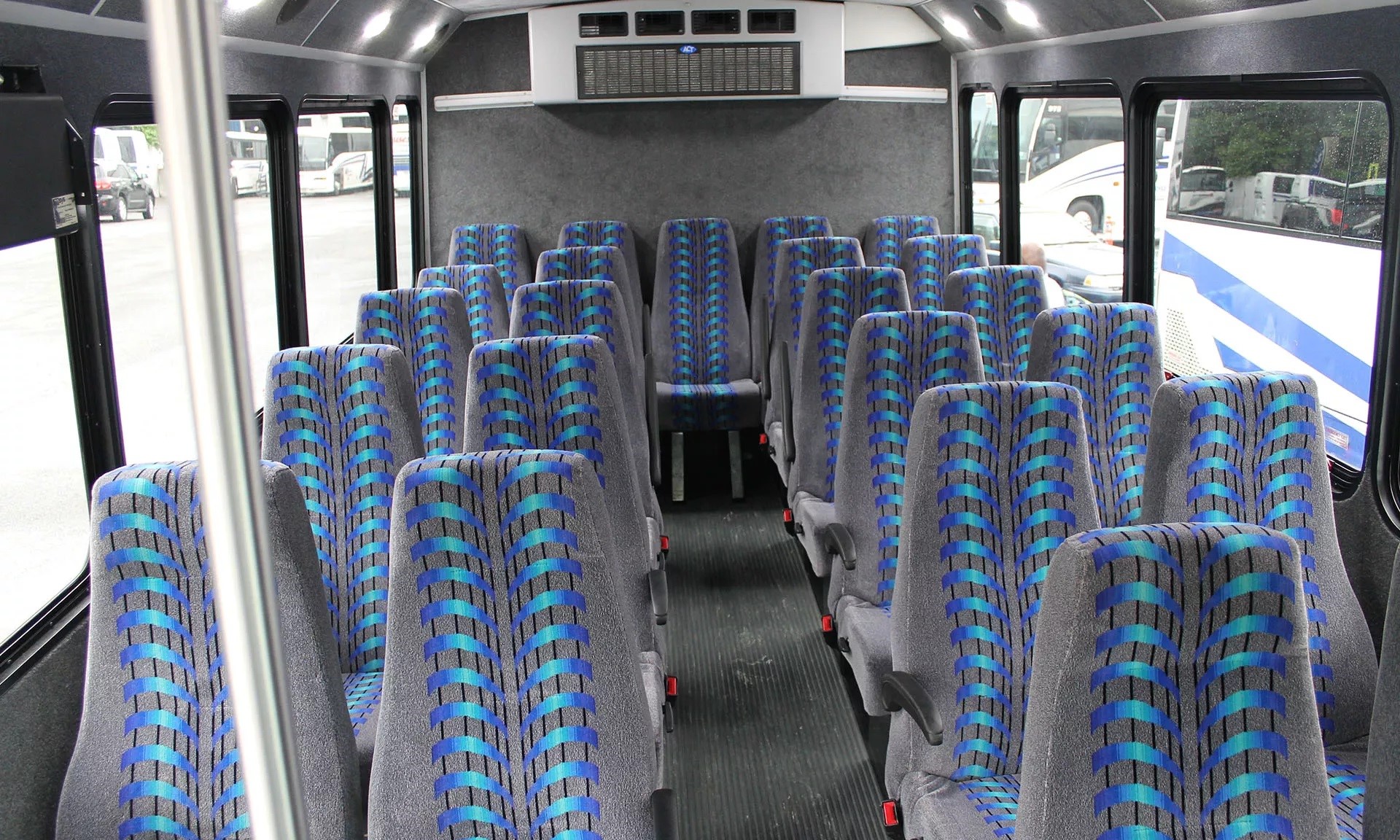 24 passengers Bus interior image