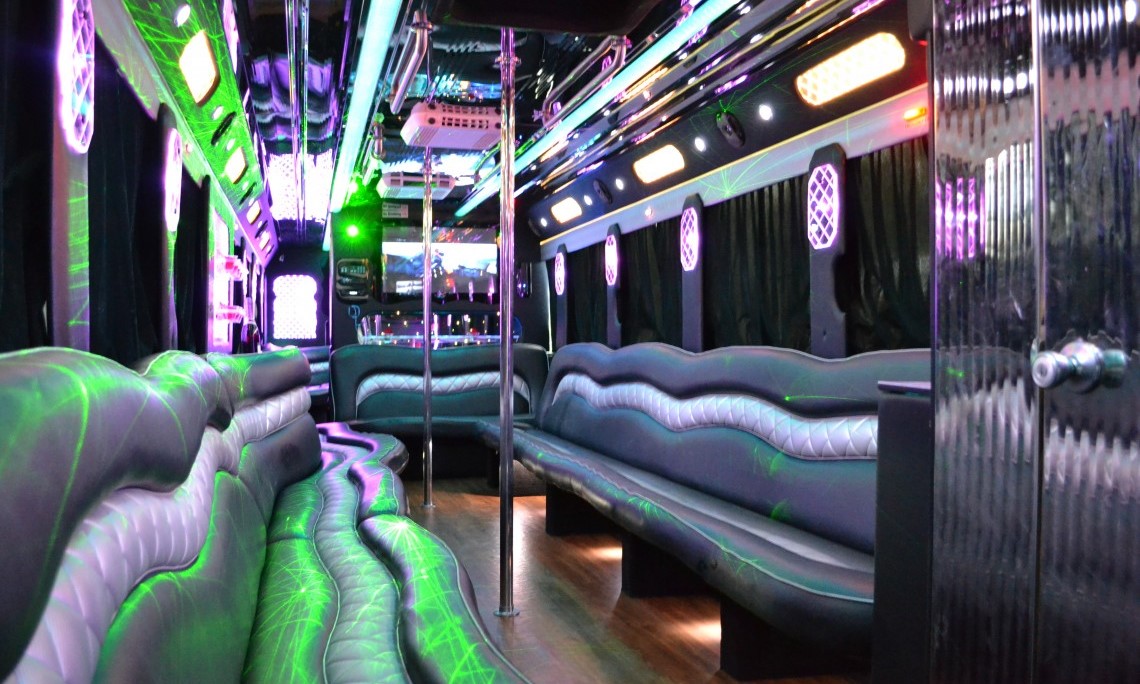 party bus with bathroom image